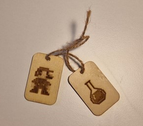 Anhänger mit dem Lasercutter